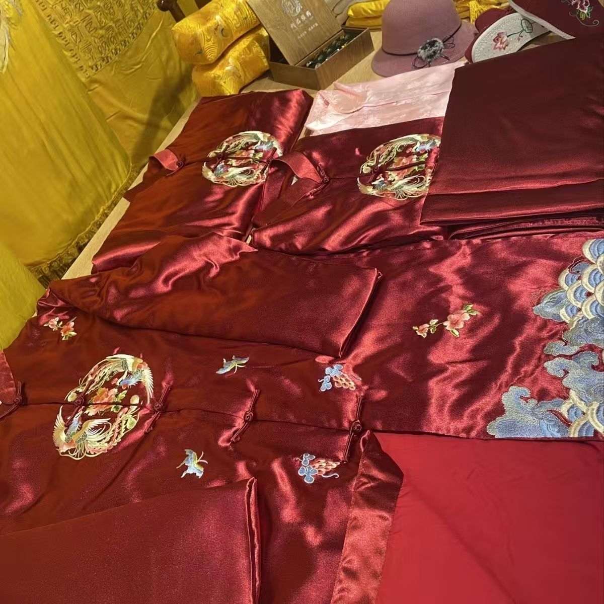 高档新中式寿衣冲喜寿服七件全套