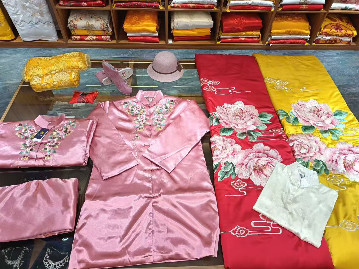 寿衣女全套现代款老人寿终衣服高档真丝苏绣冲喜寿服百年服寿老衣