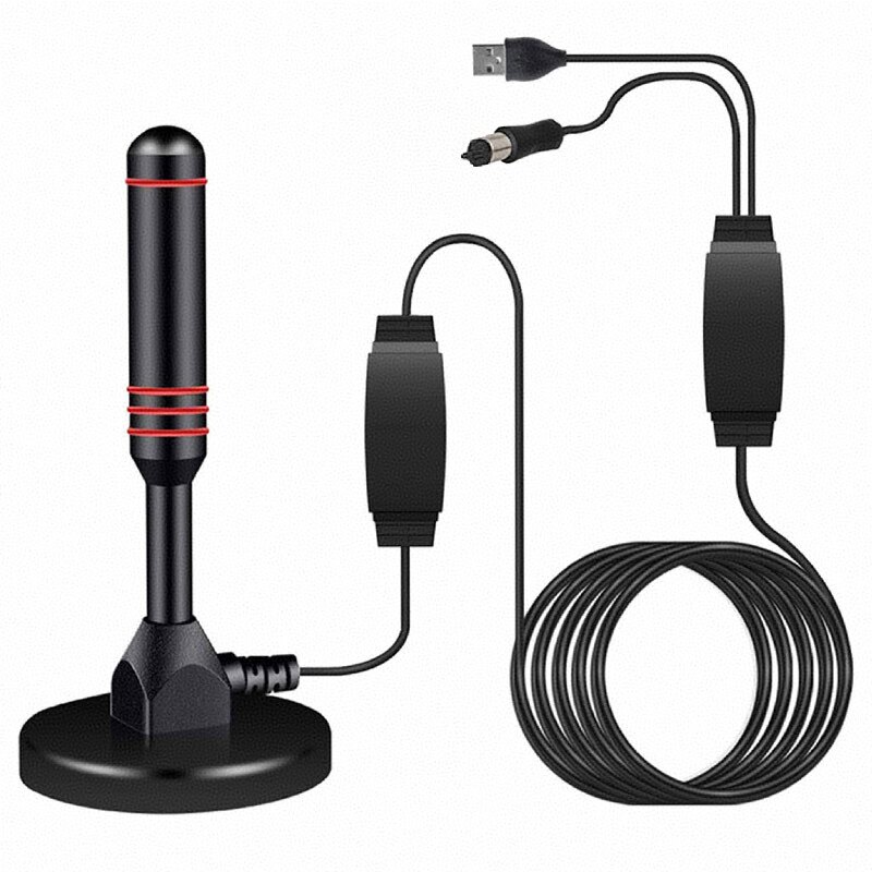 双放大器增强型金属铝棒高清数字电视天线地面波室内室外收无需网