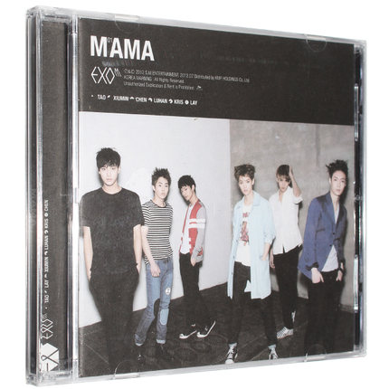 正版 exo-m专辑 mama 迷你专辑 cd 小卡 歌词写真本
