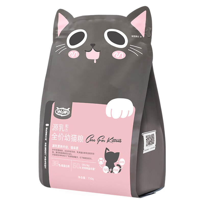 WoWo喔喔源乳配方全价幼猫粮750g