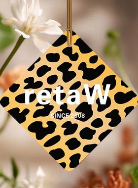 2025新款retaW汽车香片车载香氛衣厨鞋柜香薰挂件室内装饰品香片