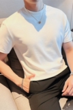 高品质~圆领短袖t恤男纯棉宽松百搭纯色打底衫TU251-P47，男装T恤，电商A213