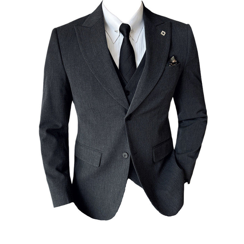 高品质M-7XL两粒扣西装男外套修身商务西服上衣单西DX7052-P100特，男装西服套装，电商A213