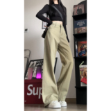 2026春季中性港风水洗拖地裤男女牛仔裤GY7001P52控78，男装牛仔裤，电商B329