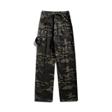 港风春季中性平铺迷彩百搭直筒裤男女牛仔裤GY2502P48控69，男装牛仔裤，电商B329