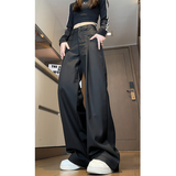 平铺那不勒斯西裤垂坠感裤子春夏季休闲长裤B329-WJ5607P55控78，男装西裤，电商B329