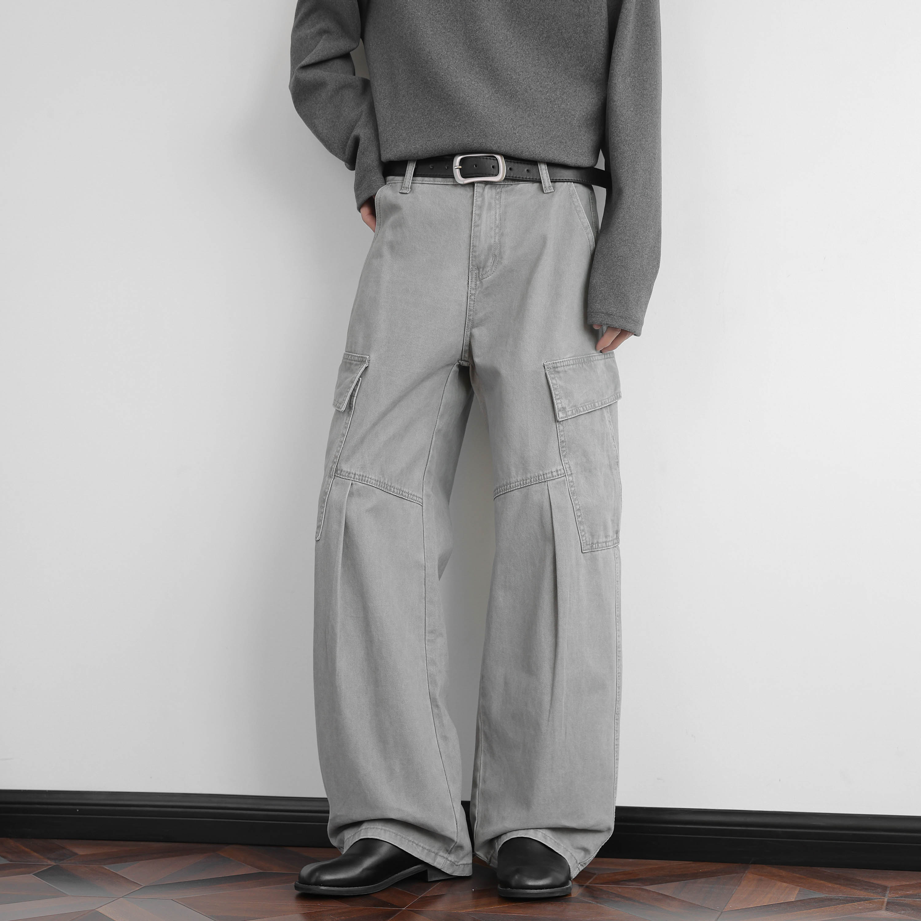 2025秋季棉工装男士百搭日系口袋休闲裤子GY2587P60控88,男装工装外套,电商B329