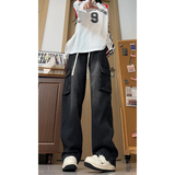 2026春季中性百搭直筒裤水系男女牛仔裤GY2368P52控78，男装牛仔裤，电商B329