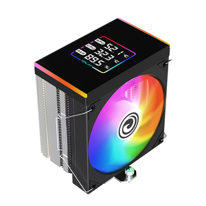 影驰风睿V6DL风冷CPU散热器6铜管ARGB神光同步主机风冷温度显示