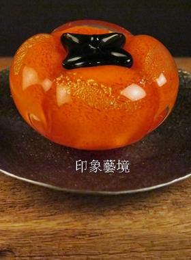 水晶琉璃台湾大师手工桌面摆件