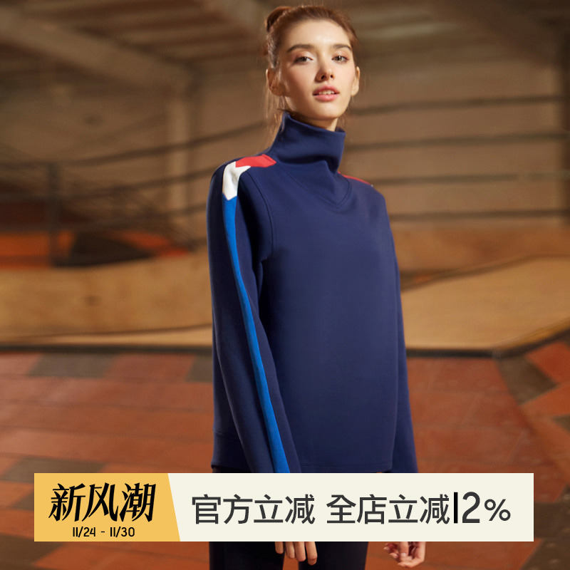 小溪家健身跑步显瘦速干立领卫衣