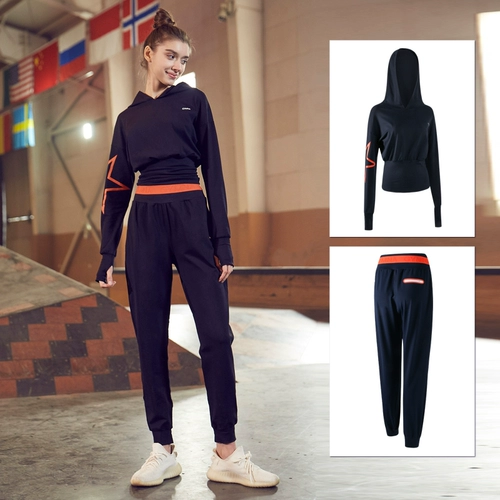 Ретро спортивный костюм, комплект для спортзала, одежда для йоги для отдыха, для бега, оверсайз