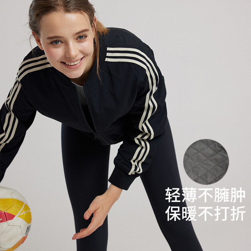 gymna复古学院风棉服外套女