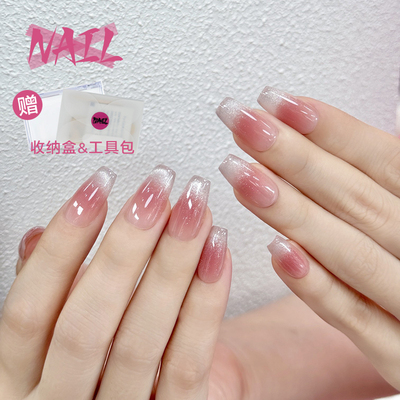 ins爆闪美甲猫眼2025新款