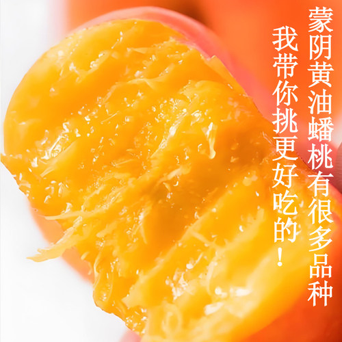 蒙阴黄油蟠桃要挑着吃更好吃的