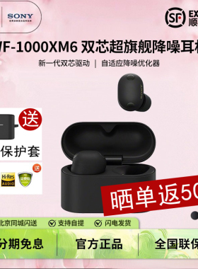 新品 Sony/索尼WF-1000XM6 双芯超旗舰真无线蓝牙降噪耳机xm5升级