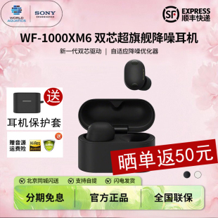 1000XM6 索尼WF 双芯超旗舰真无线蓝牙降噪耳机xm5升级 Sony 新品