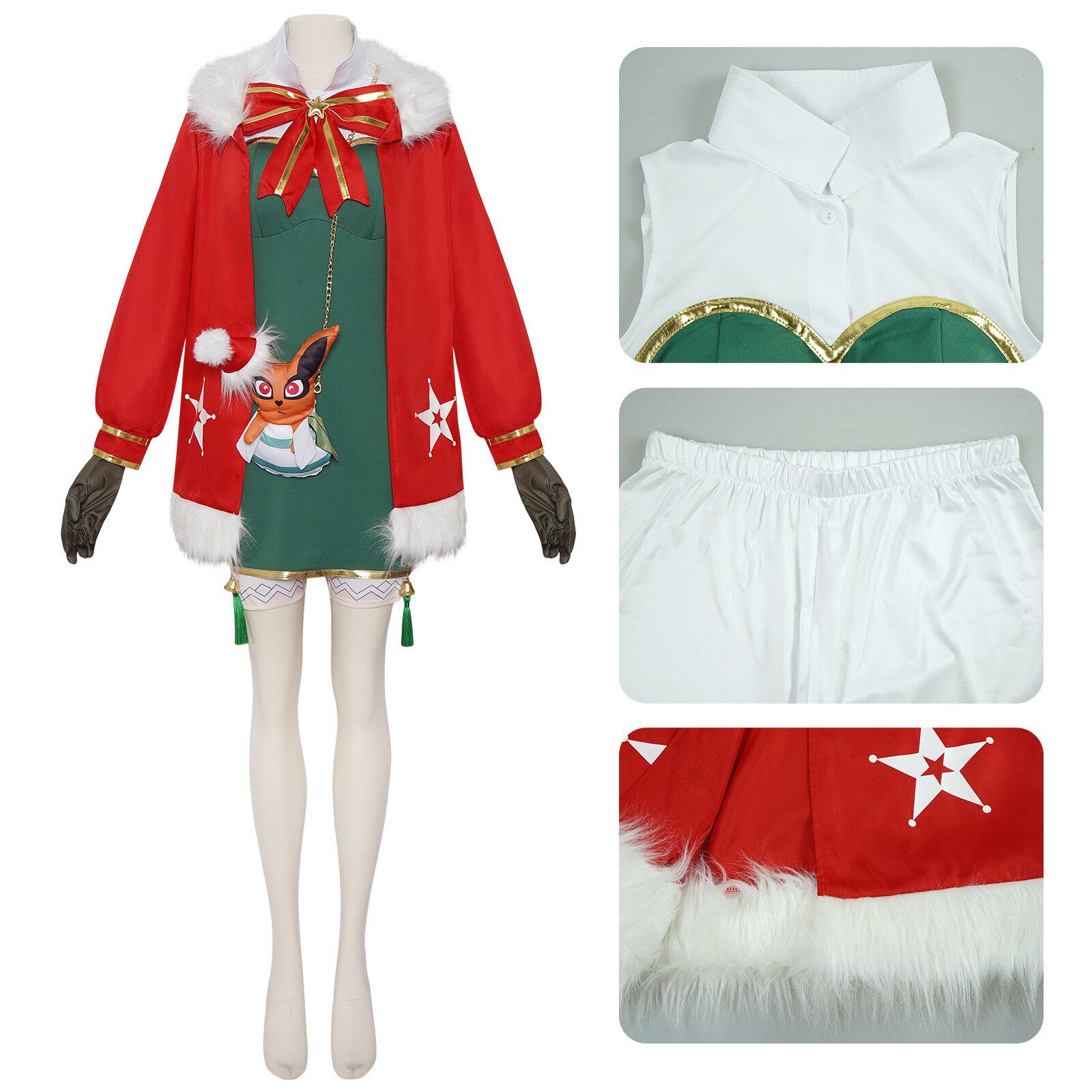 圣诞万圣节冬日玖辛奈cos服套装