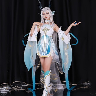星际游龙清影cos服王者荣耀西施游龙清影cosplay游戏服装少女全套