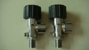 6.8L空气呼吸器瓶头阀 碳纤维气瓶阀门 高压瓶口阀 气瓶开关配件