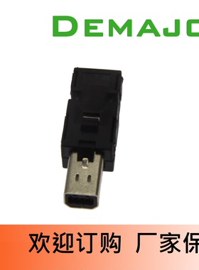 TE 1-2201855-1 工业Mini I/O插头 DV0PM20102 松下伺服X2连接器