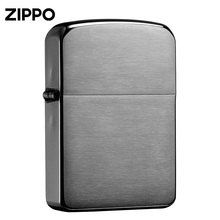 Zippo打火机拉丝黑冰1941复刻之宝煤油防风送男友礼物官方正品