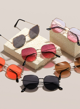 2025新款韩版多边形太阳镜