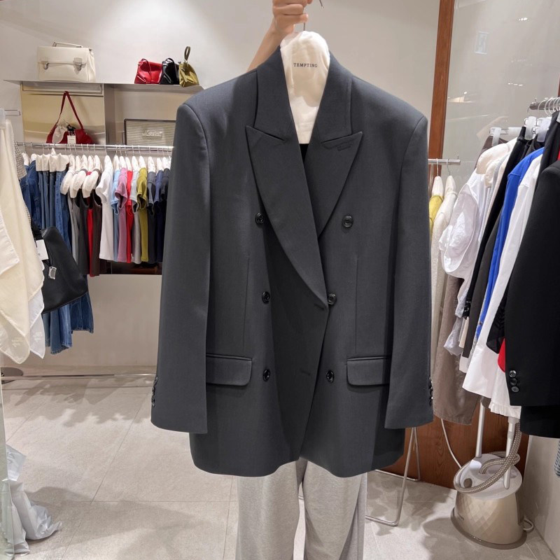 2026年春季新款韩版宽松显瘦休闲西装外套女