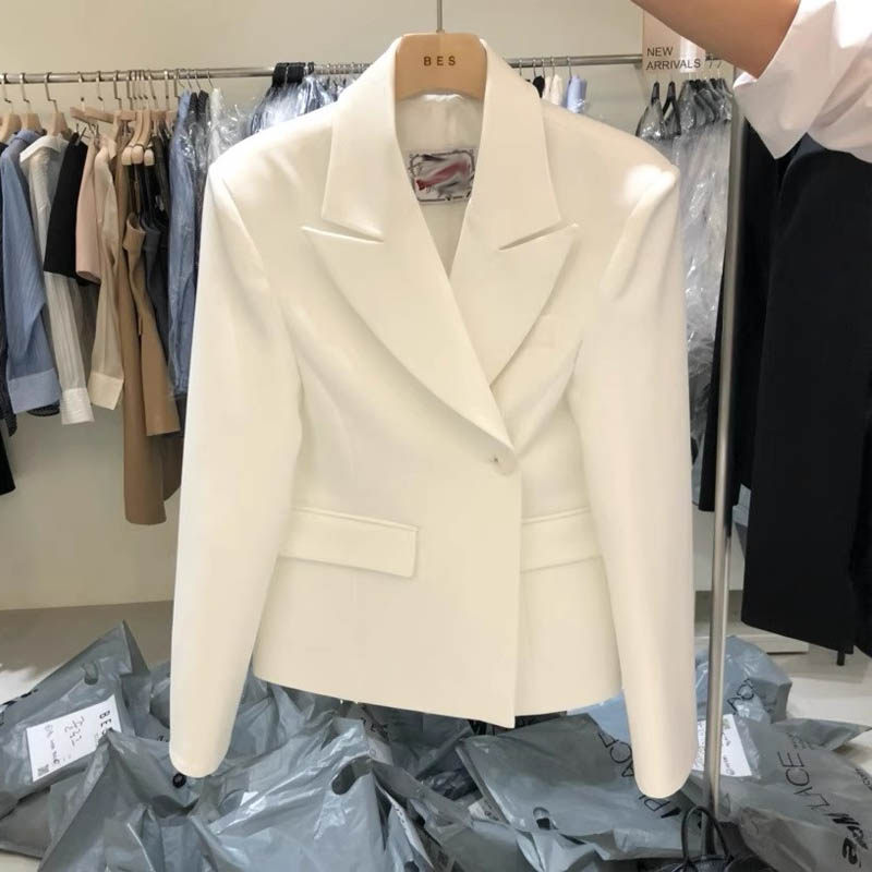 小个子西装外套女2025秋季新款韩版宽松时尚气质简约高级感西服潮