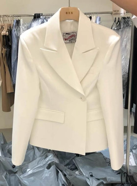 小个子西装外套女2026春季新款韩版宽松时尚气质简约高级感西服潮