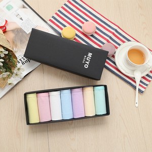 都市浅色丽人白色内裤女纯棉少女夏季高中学生中腰100%全棉质面料