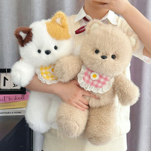 会跑步 小熊玩偶跑跑猫咪公仔女生睡觉抱枕娃娃毛绒玩具生日礼物