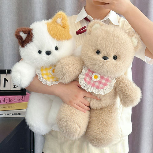 会跑步的小熊玩偶可爱三花猫公仔