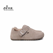 2025新款 薄绒雪地鞋 冬季 春季 吐厚底司毛毛棉鞋 朴露加绒勃肯鞋