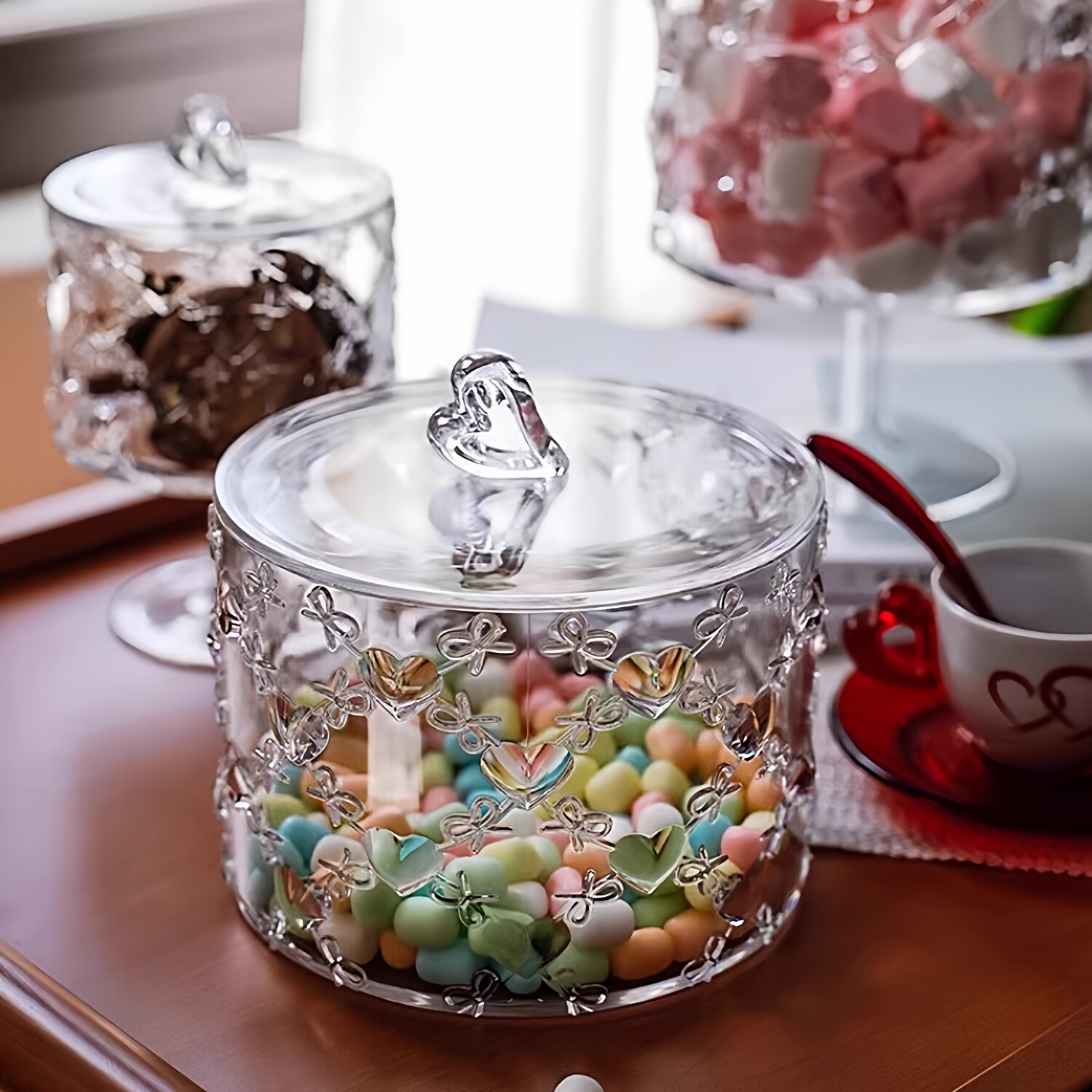 意大利原装进口Guzzini零食收纳盒家用客厅桌面糖果盒收纳罐精致