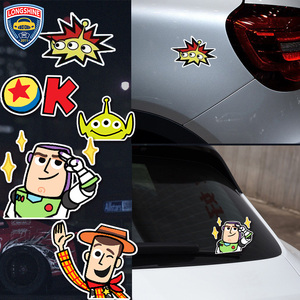 2022网红车贴后面 创意个性巴斯光年胡迪玩具总动员手机壳装饰贴