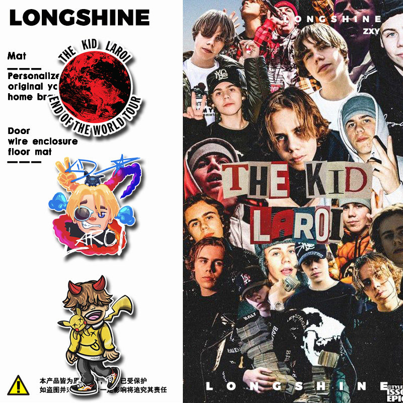 车贴划痕遮挡前保险杠 the kid laroi车身个性涂装logo定制车贴