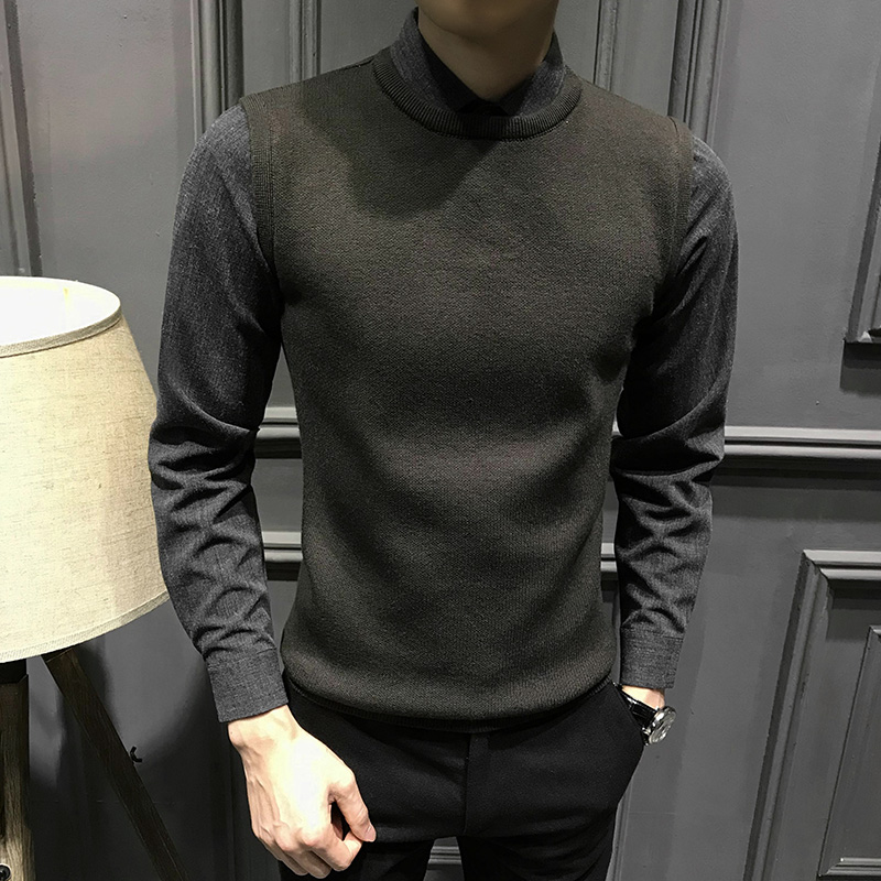 新款秋冬季假两件毛衣