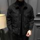 高端爆款 2025新款 外套秋冬痞帅商务翻领夹克 高级羽绒服男士 冬季