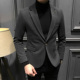 痞帅修身 休闲商务单扣西服高级英伦单西冬季 男士 新款 外套 西装 秋季