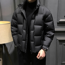 冬季90鸭绒立领加厚羽绒服男2025新款高级外套高级感爆款商务男装