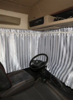 大货车窗帘德龙新M3000S解放J6P J6L JH6后窗帘驾驶室专用遮阳帘