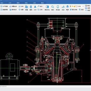 KST225-PYB900弹簧圆锥式破碎机全套CAD机械设计工艺图纸毕业参考