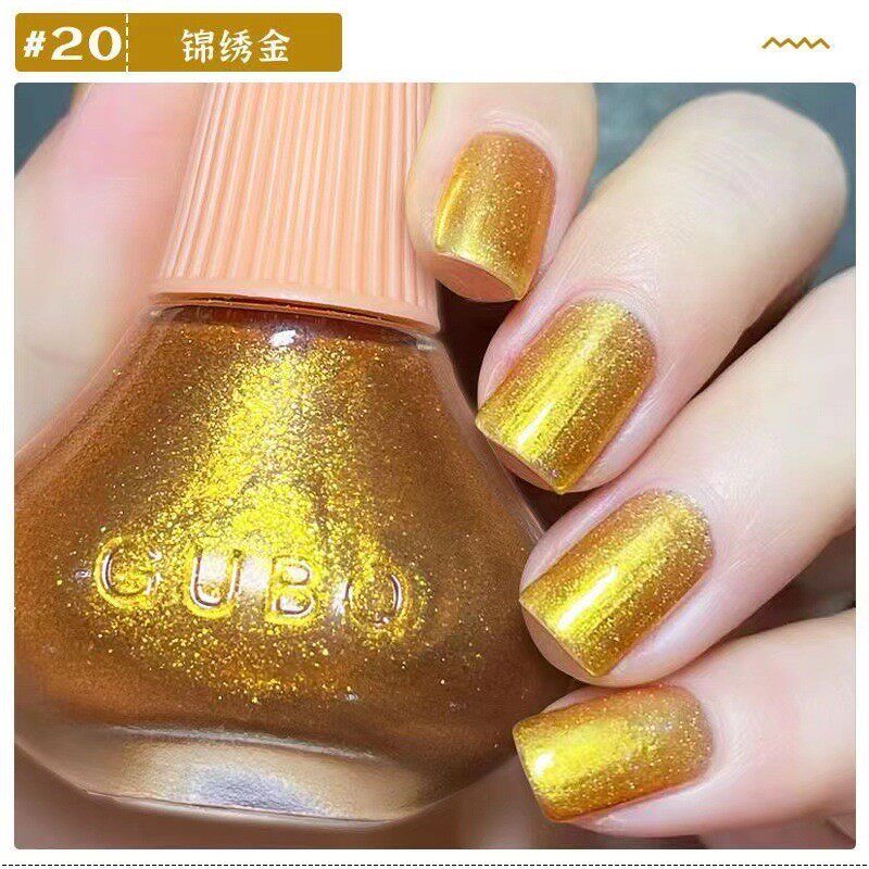 纯金色黄金色指甲油银色补鞋漆补手机漆补车漆包包漆持久不掉色