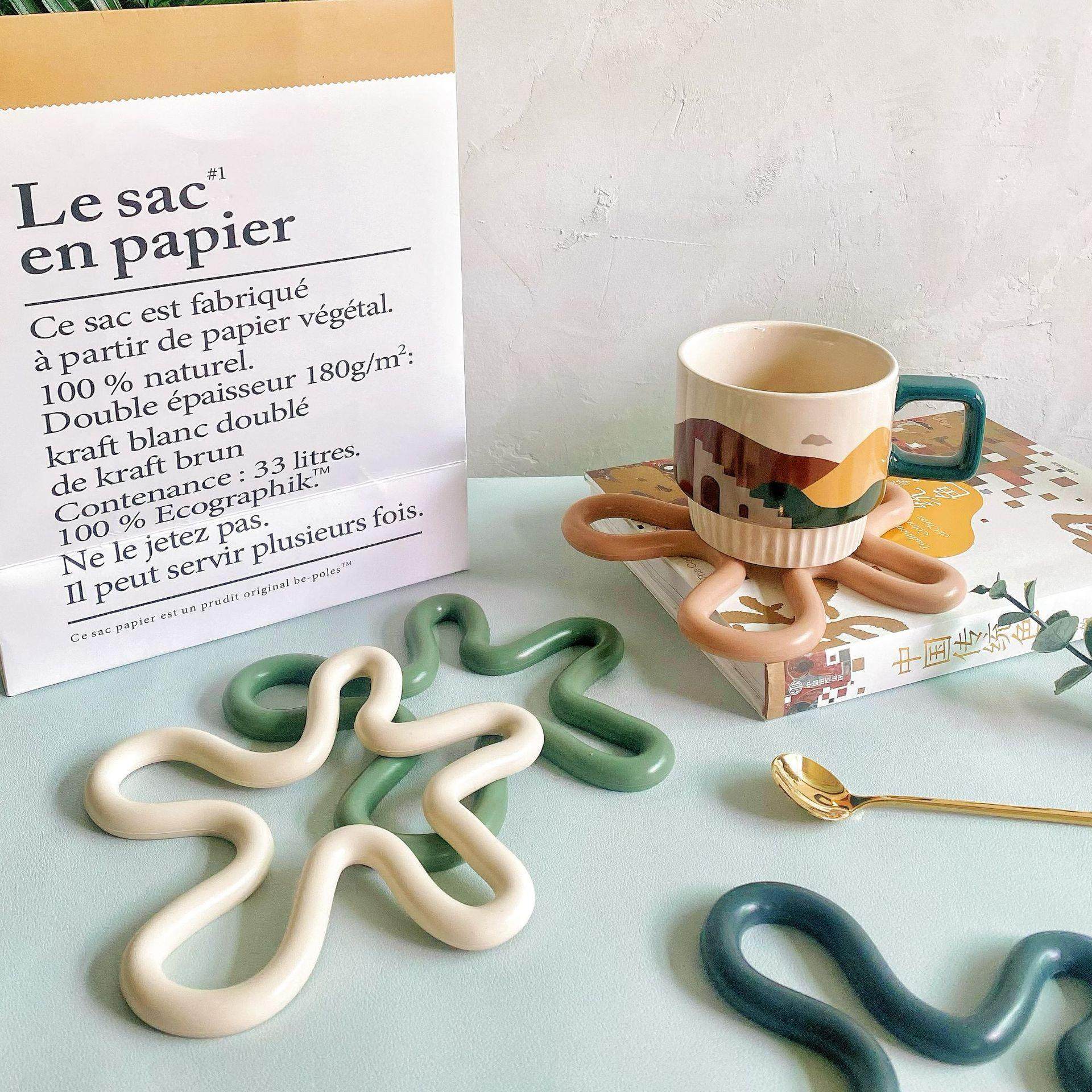 杯垫不规则硅胶隔热餐垫咖啡杯垫耐高温家用厨房碗垫锅垫餐盘垫,居家布艺,餐垫,淘宝优惠券,粉丝福利购,淘宝优惠卷