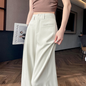 阔腿裤 拖地裤 女春秋2025新款 长裤 高腰显瘦垂感高级感休闲秋季 西装