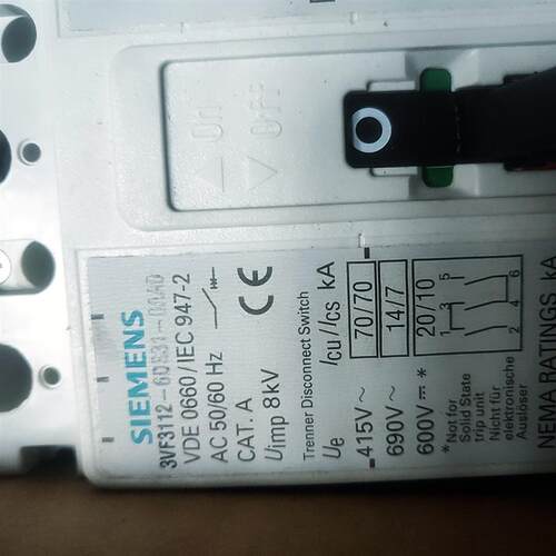 西门子 3VF3112-6DS31-0AA0 4P  100A询价