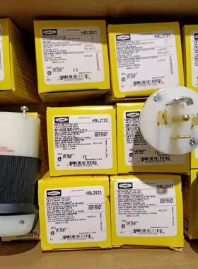 美国Hubbell插头插座HBL2525 HBL2523 HBL7595N HBL7486N询价