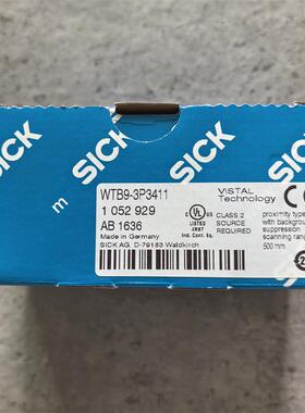 全新原装正品 SICK西克 WTB9-3P3411 传感器 1052929 现货销询价
